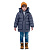 Куртка зимняя для мальчика Fox-cub 0409W010M0 тёмно голубая